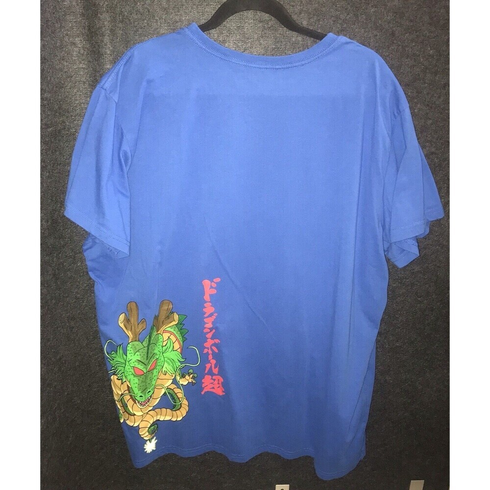 Dragon Ball Z Super T-Shirt Blue Tee Chibi Goku‎ Piccolo Vegeta Shenron - Picture 7 of 11